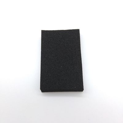 Schwarzer Silikon-FDA-Schaumstoff, schwarz, 32 mm x 5 mm, doppelseitiges Gummiband auf einer Seite