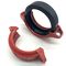 70A Gummirohrverschraubung ISO9001 Groove Steel Clip Ductile Iron Pipe Clamp
